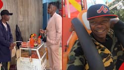 Raymond Kahuma: Gracious YouTuber Buys Hawker's Entire Stock of Mayai Boilo, Gifts Him Clothes