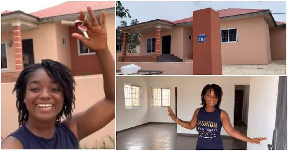 GH lady shows off the house she bought at 18 years