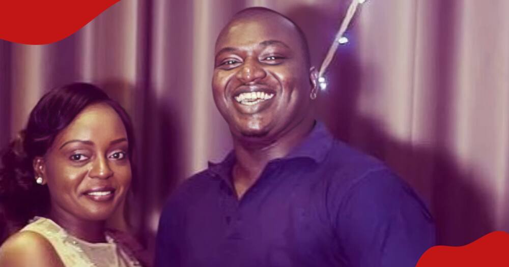 Monica Kimani and her brother.