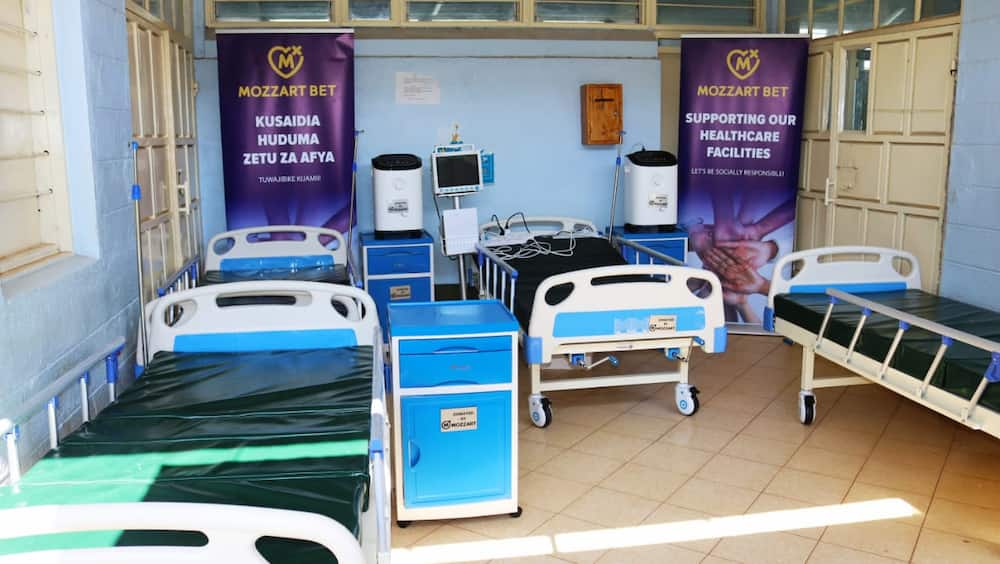 Mozzart donates equipment worth KSh 1.5m to Burnt Forest Sub County Hospital