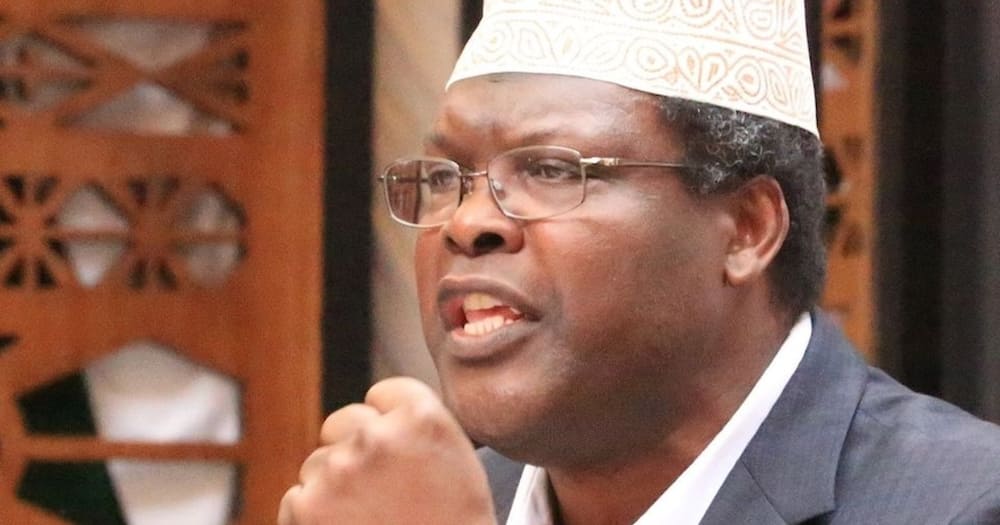 Miguna insisted that he still believed Sanders was the best nominee for the Democratic party in the highly contested polls. Photo: Miguna Miguna.