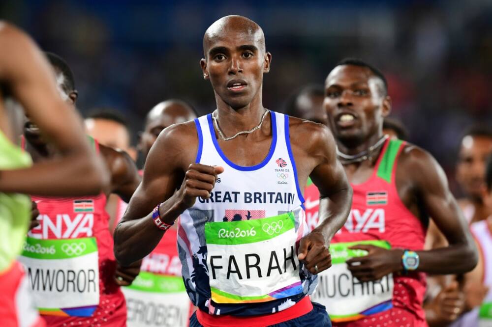 Mshindi mara nne wa medali ya Dhahabu ya Olimpiki Sir Mo Farah.