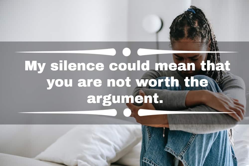 Quotes about a woman's silence