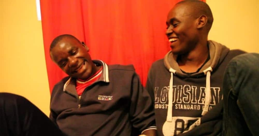 The two are the leading actors in the I Am Samuel documentary banned by KFCB. Photo: Peter Murimi.