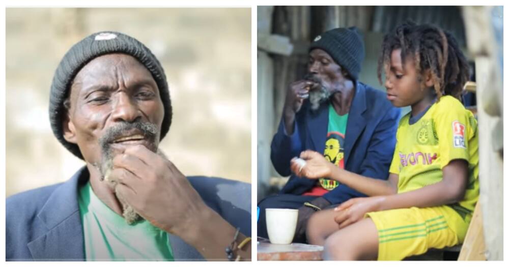 Rasta lives in a cemetery at Bandari Kavu in Tanzania.