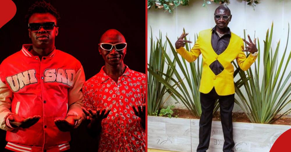 Stevo Simple Boy's manager Chingi Boy (l) disclosed why the musician collapsed.