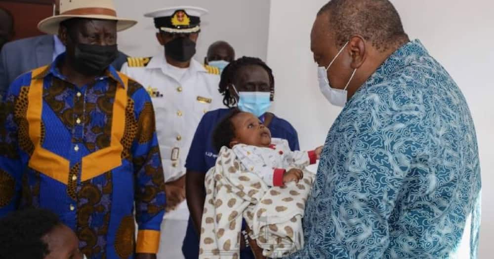 The president launched the hospital on Wednesday.