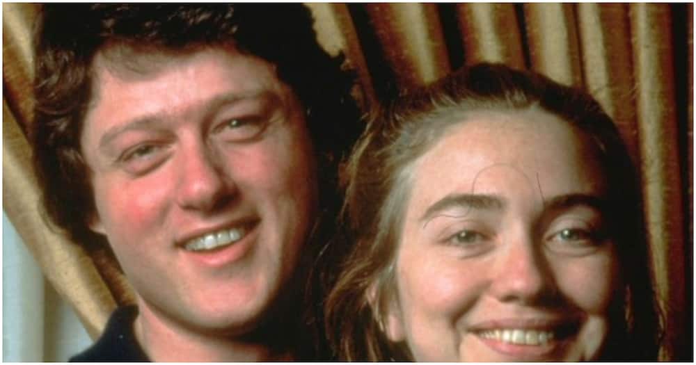The Clintons when they were younger