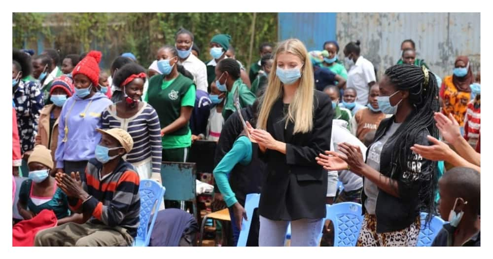 Ann-Sophie Thieme: German model challenges Kenyan celebrities to help less fortunate