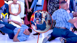 Pot-Bellied Man Goes Viral with Funny Dance Floor Performance at Wedding