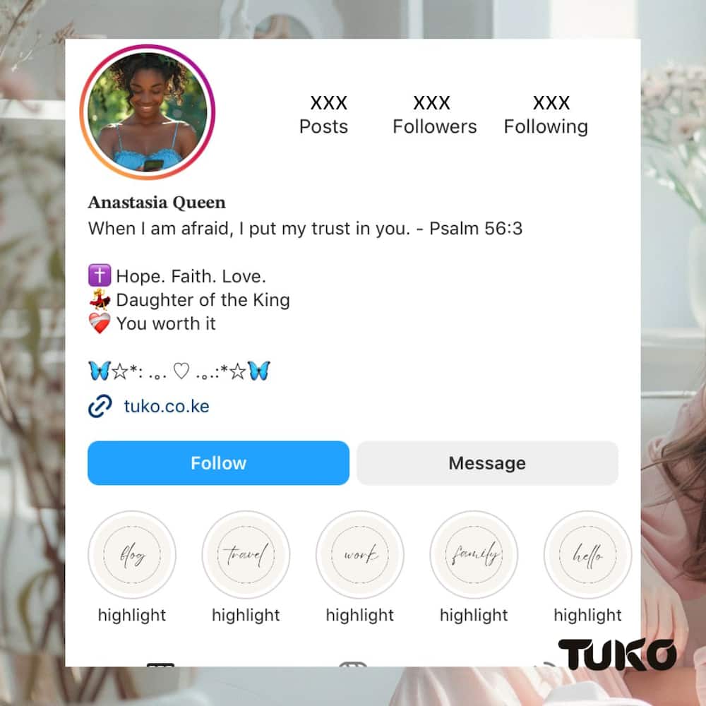 Aesthetic cute Bible verses for Instagram bios