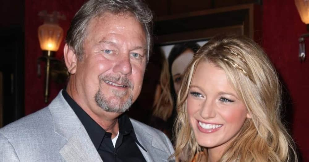 The late Ernie Lively his daughter Blake Lively. Photo: Getty Images.