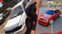Kenyan Man Transforms Car Valued at KSh 150k to KSh 1.05m: "Body Cost Around KSh 200k"