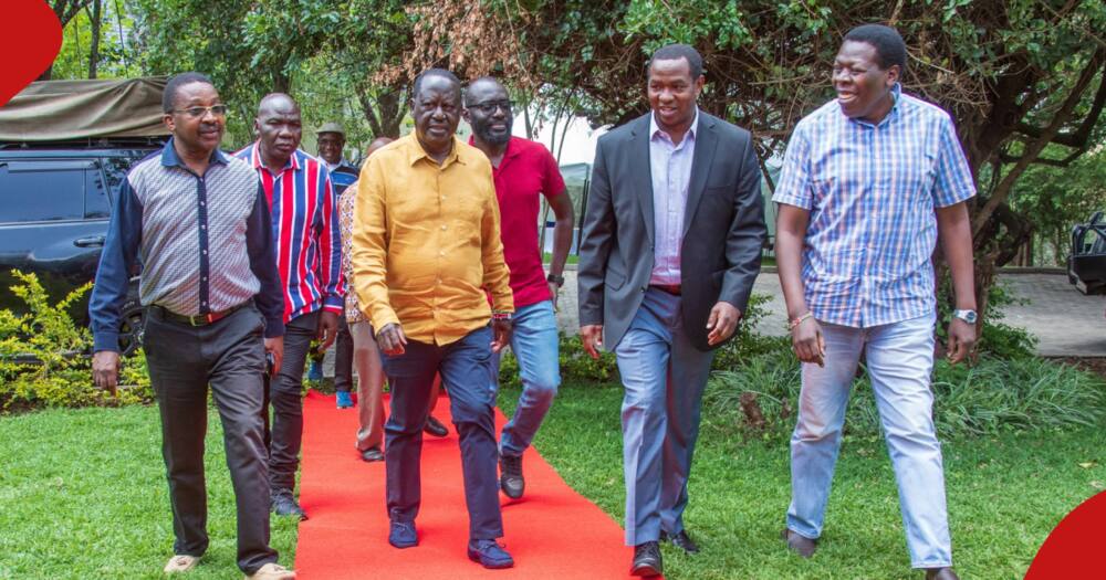 Raila Odinga and his allies