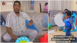 Ivy Namu Shows Off Cosy Living Room as Willis Raburu Helps Assemble Daughter's Baby Carriage