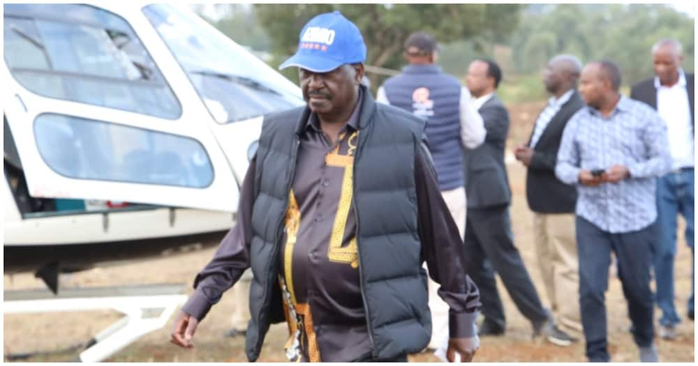 Video ya Raila Akijificha Baada ya Vijana Kumshambulia Iten Yaibuka