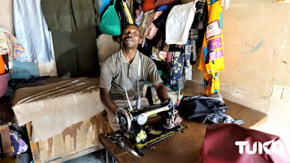 Meet Kenya's blind tailor with impressive sewing skills