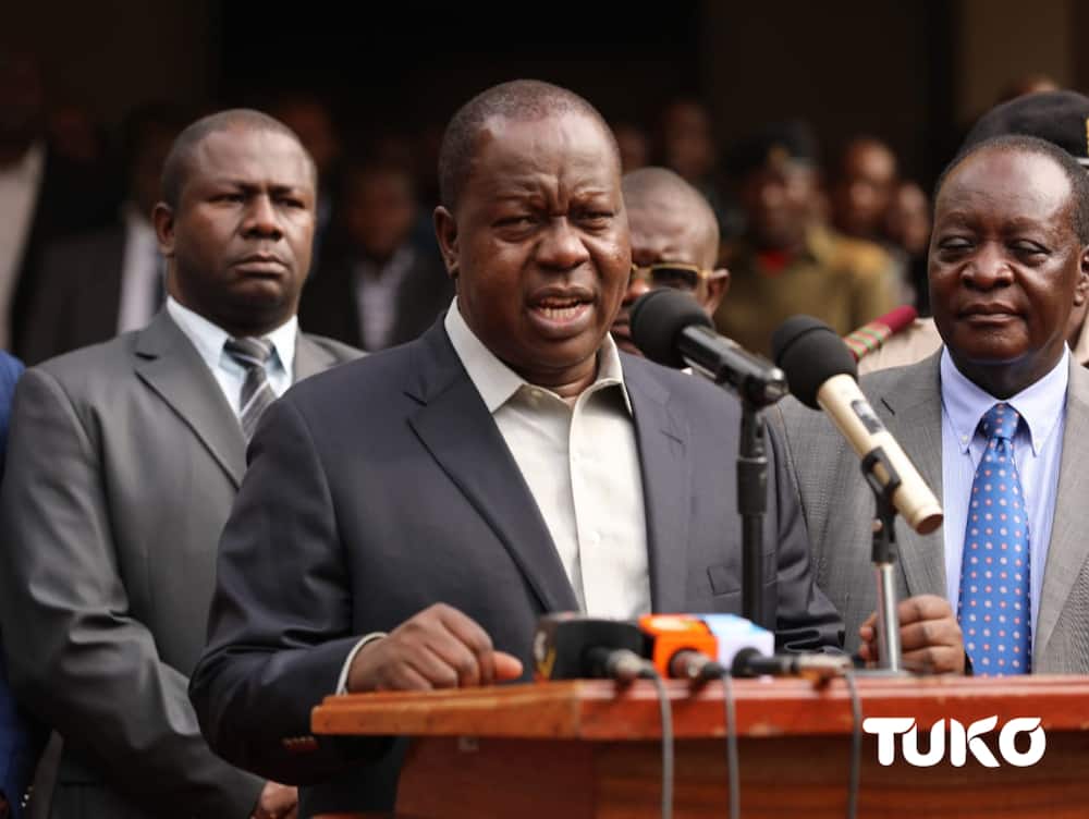 William Ruto pushed aside in Moi's burial plans as CS Matiang'i takes charge