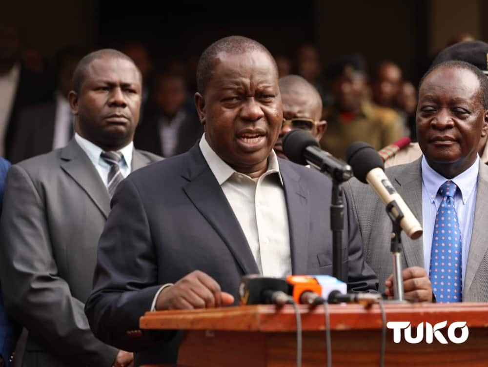 Ripoti ya kufungua makanisa ipo tayari, Waziri Matiang'i afichua