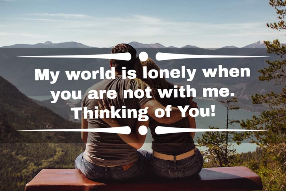 romantic thinking about you quotes