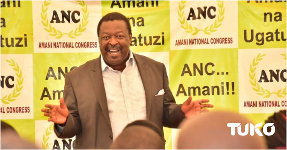 Amani National Congress party leader Musalia Mudavadi in a past address. Photo: TUKO.co.ke