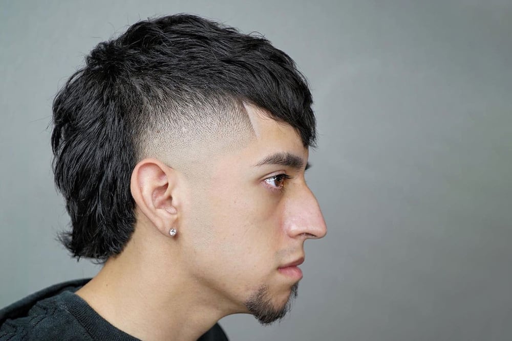 burst fade mullet