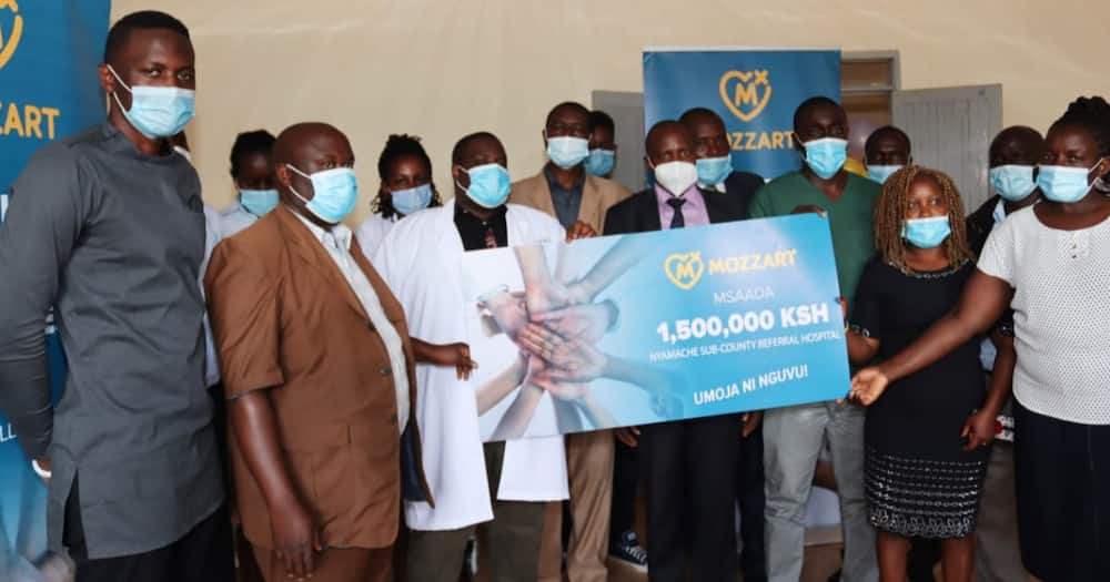 Mozzart donates ICU equipment worth Kh 1.5 million to Nyamache Sub County Referral Hospital in Kisii county