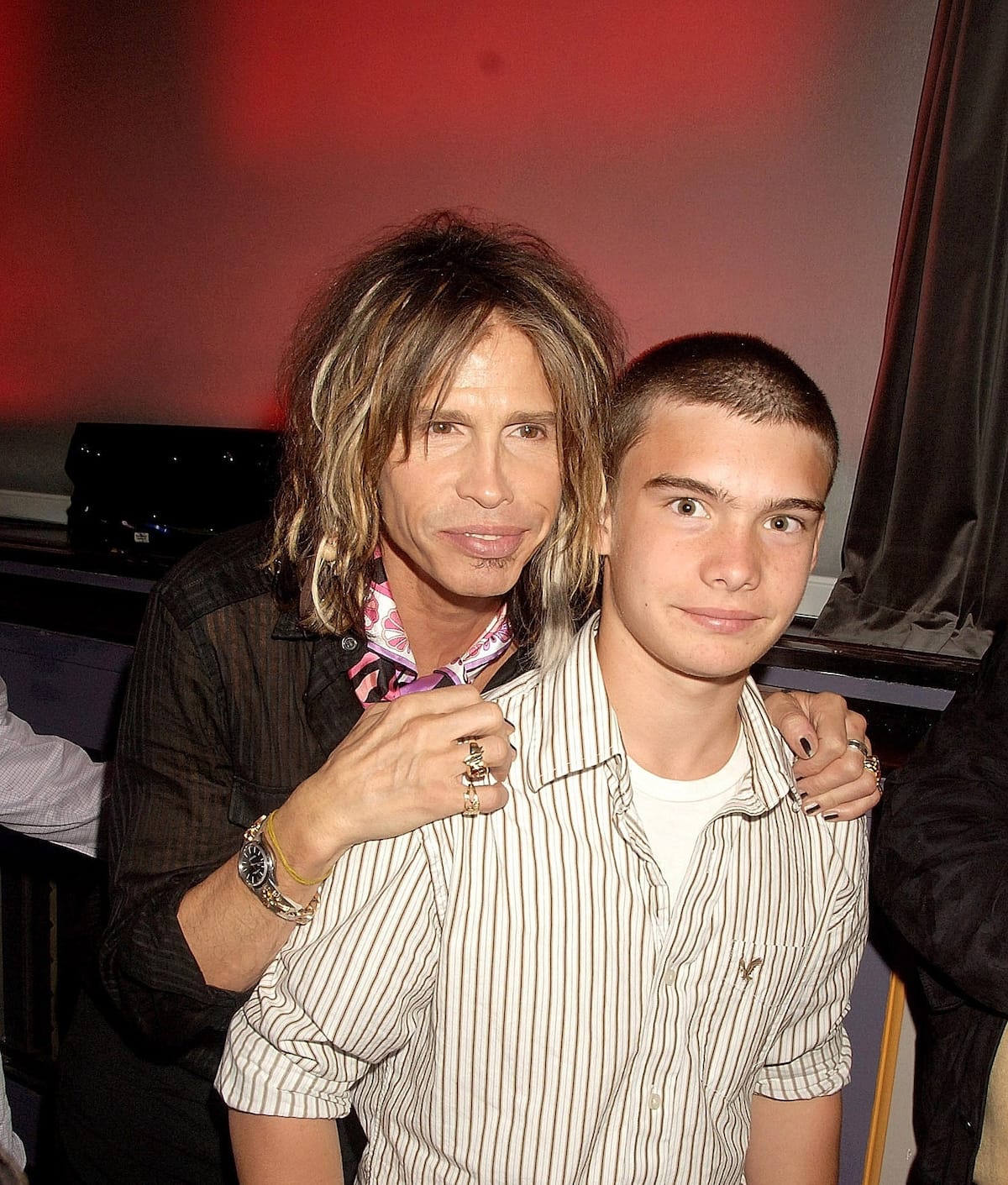 ST and son, Taj Monroe Tallarico  Steven tyler aerosmith, Steven tyler,  Aerosmith