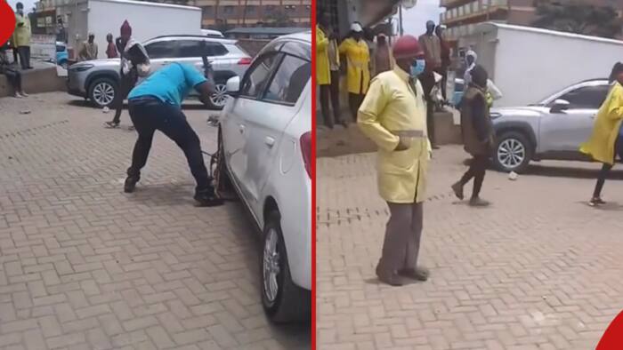 Angry Laikipia Man Unclamps Car as Kanjo Officers Watch: "Mambo Ni Deadly”