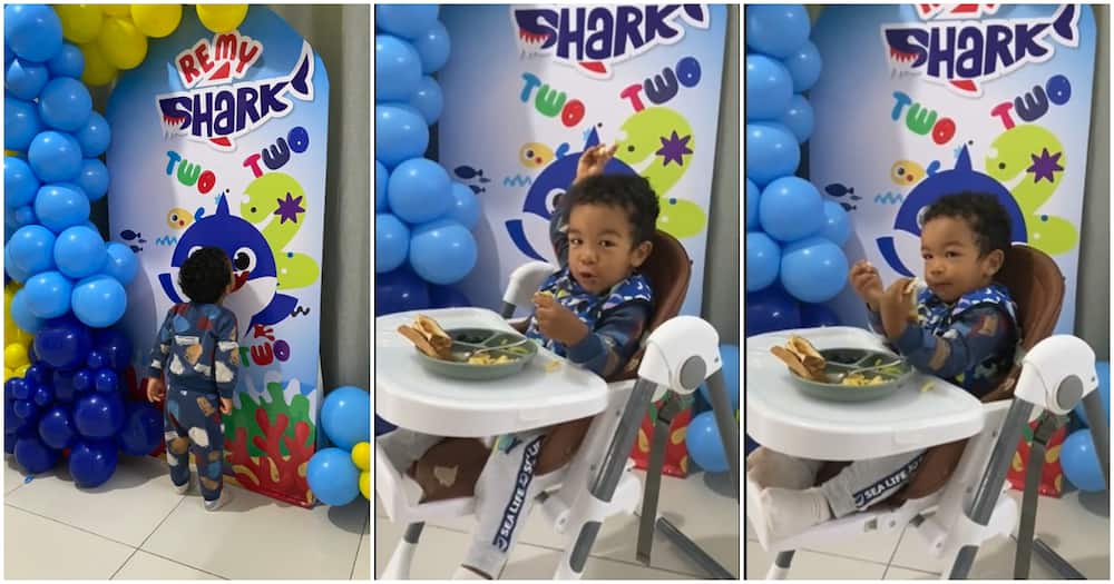 Dennis Ombachi's son Remy Shark.