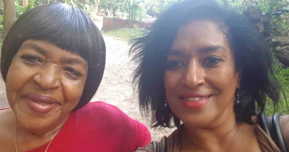 Esther Passaris and her mom Mary Wanjiku Joubert Passaris.