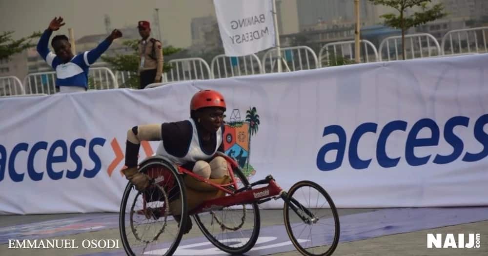 Special athletes at marathon race. Photo: Emmanuel Osodi