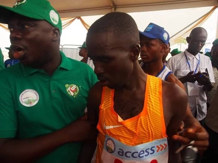 Kenya's Ronny Kipkoech finished second